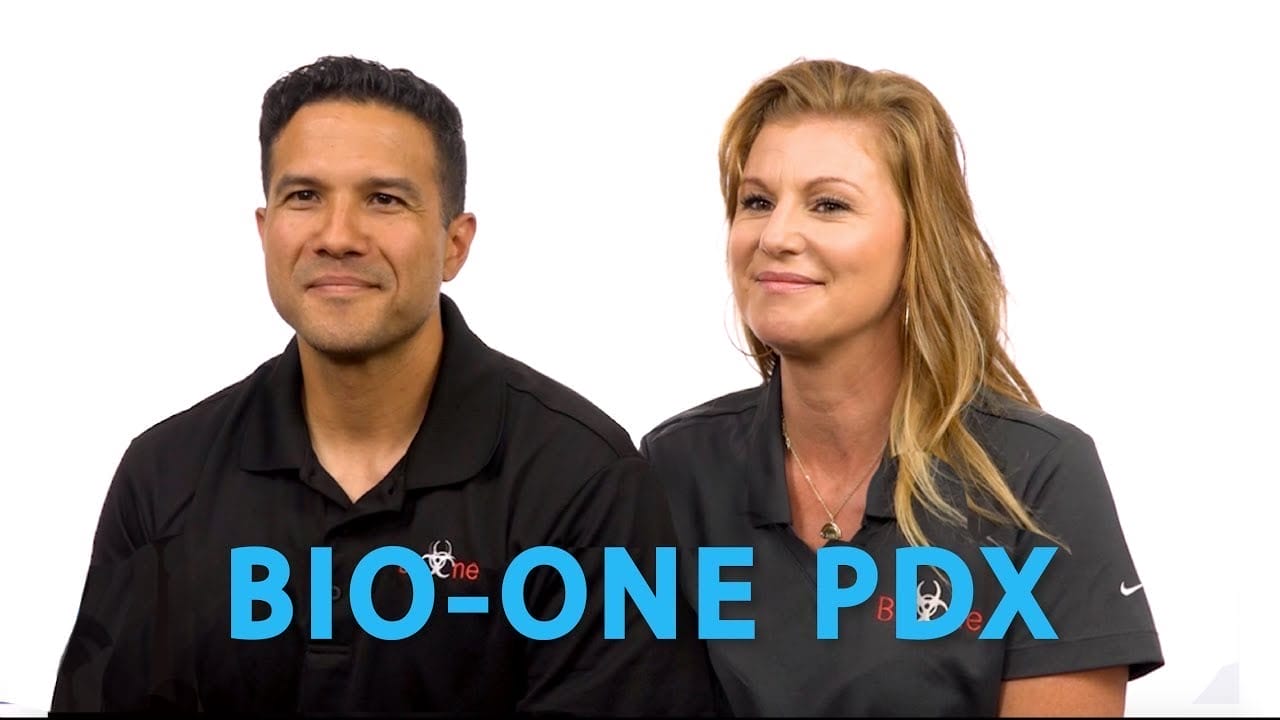 Bio-One of Portland owner, Phillip & Angela Kirton